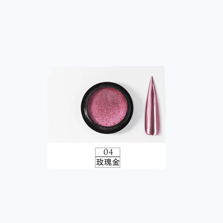 Nail art, titanium powder, magic mirror powder, electroplated metallic, aurora, champagne, shiny fine powder product thumbnail 19