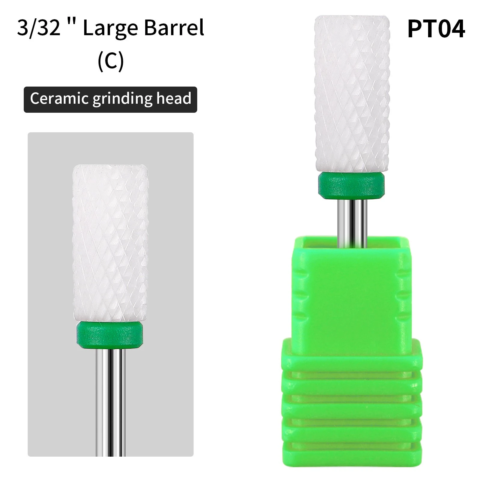 Nail art ceramic polishing head replacement head nail removal polishing head dead skin polishing machine nail art tools product thumbnail 9