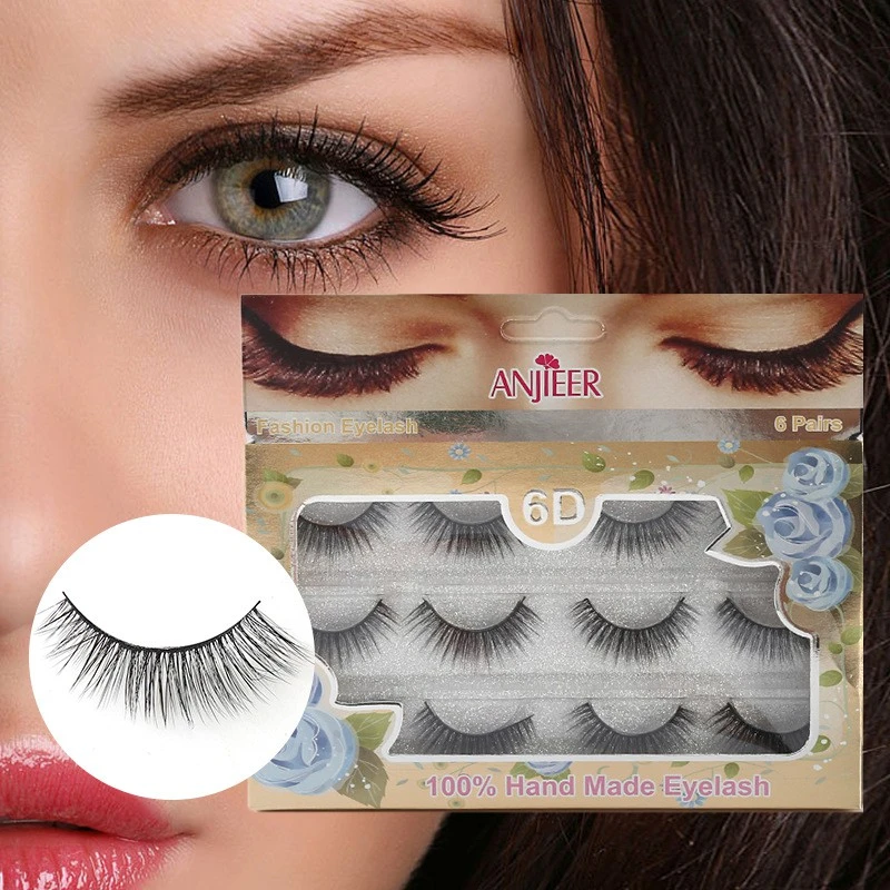 Anjieer Fashion Eyelash 6 pairs 6D product thumbnail 2