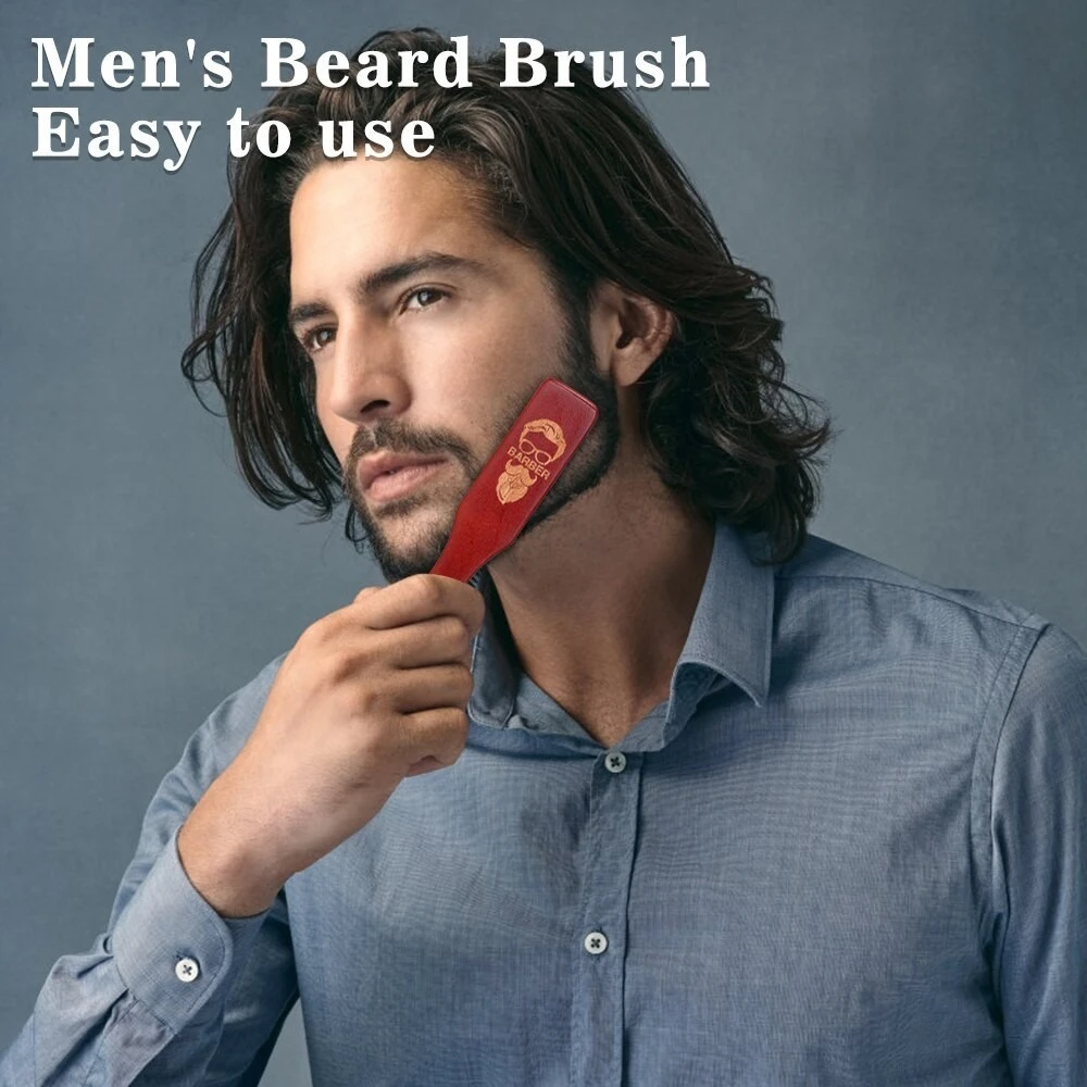 Men Beard Brush Soft product thumbnail 6