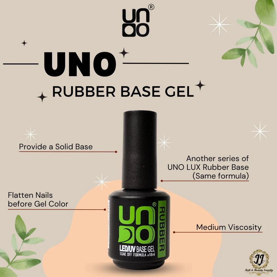 Uno rubber base Gel 15ML product thumbnail 4