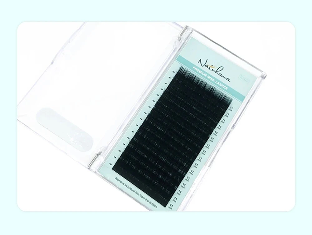 NATUHANA 16Rows Matte Black Natural Soft False Eyelashes product thumbnail 10