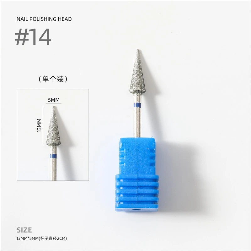 Dimoned Naill Drill Heads Cross-border exclusively for nail art Russian tungsten steel product thumbnail 13