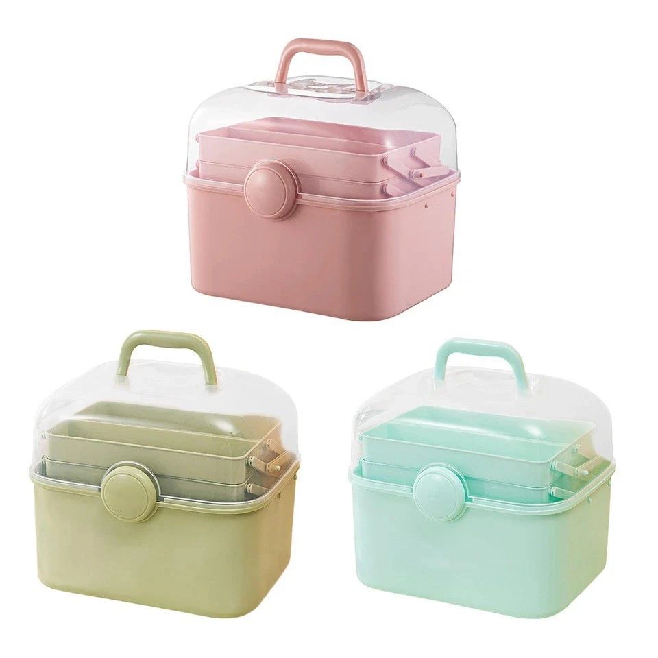 Multipurpose Portable Storage Box – 3 Tiers for Cosmetics, Manicure Tools & Sewing Supplies product thumbnail 28