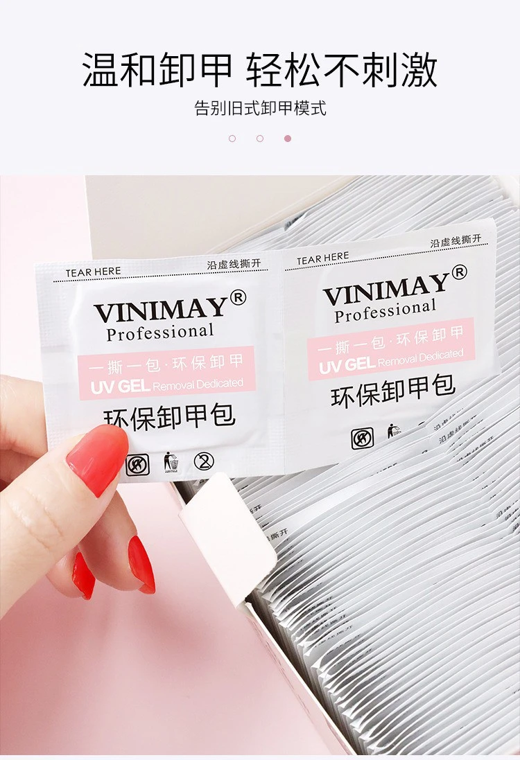 VINIMAY Nail Polish Remover Packs – Eco-Friendly & Non-Irritating Gel Polish Remover Stickers product thumbnail 14