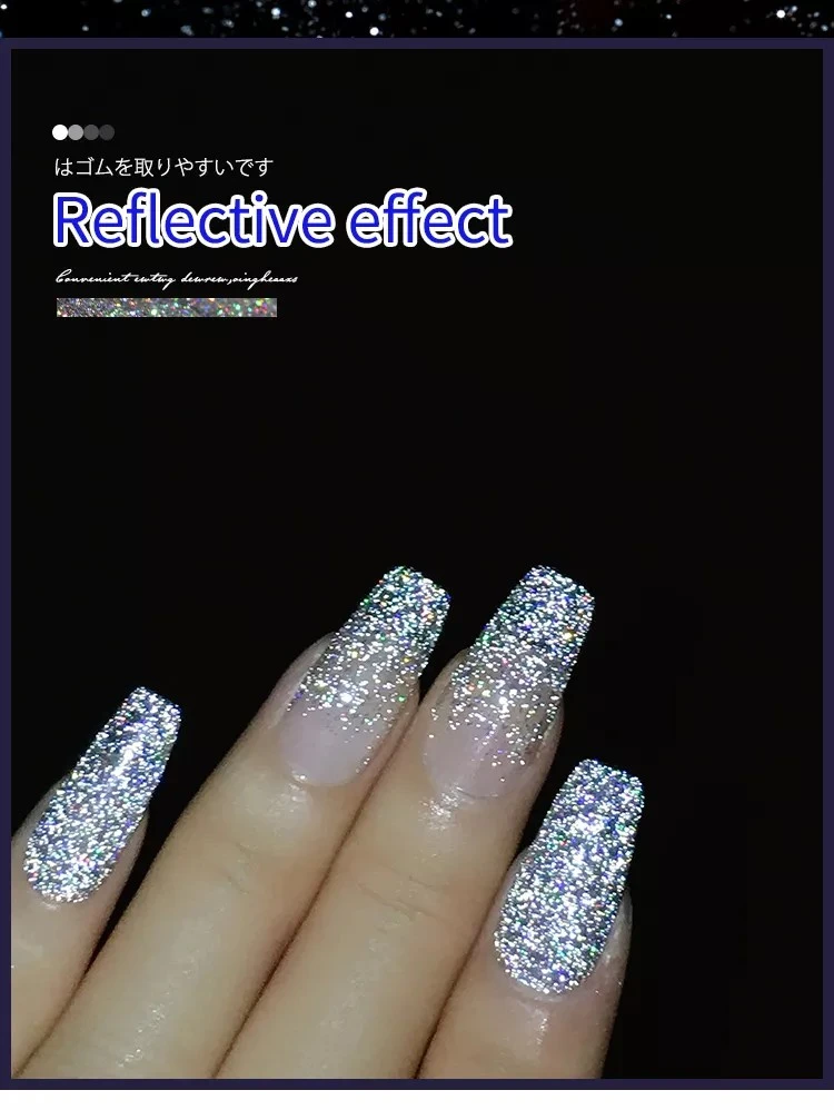 Laser Kaleidoscope Nail Gel Polish Super Broken UV LED Universal Kaleidoscope Nail Gel Polish product thumbnail 12