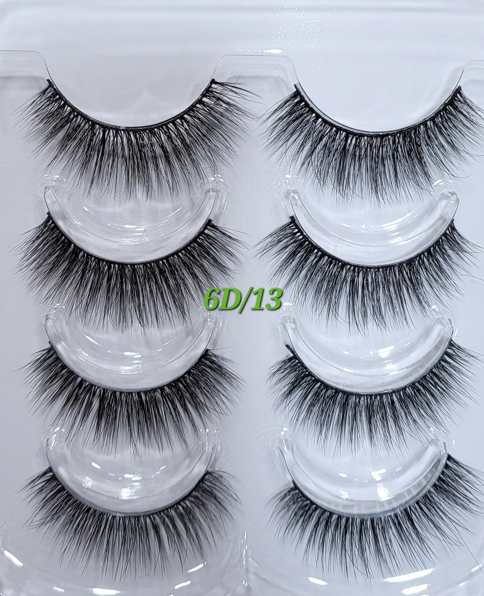 anjieer fashion eyelash 4pairs 6D product thumbnail 6