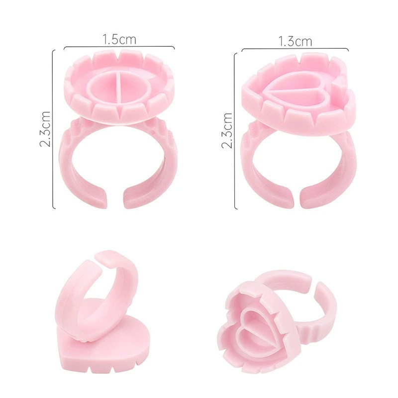 Eyelash embroidery drop glue blooming cup pigment cup ring cup ring cup pigment cup glue tray eyelash glue cup product thumbnail 5