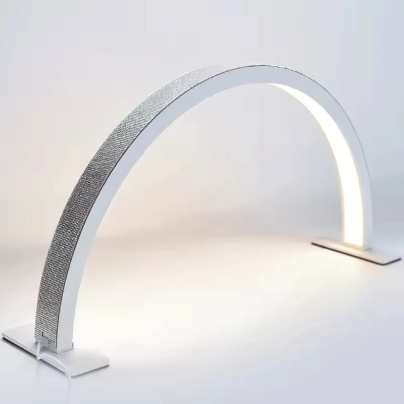 Professional nail half moon lamp, half moon LED lamp with sticker decoration,3 light modes, suitable for beauticians product thumbnail 3