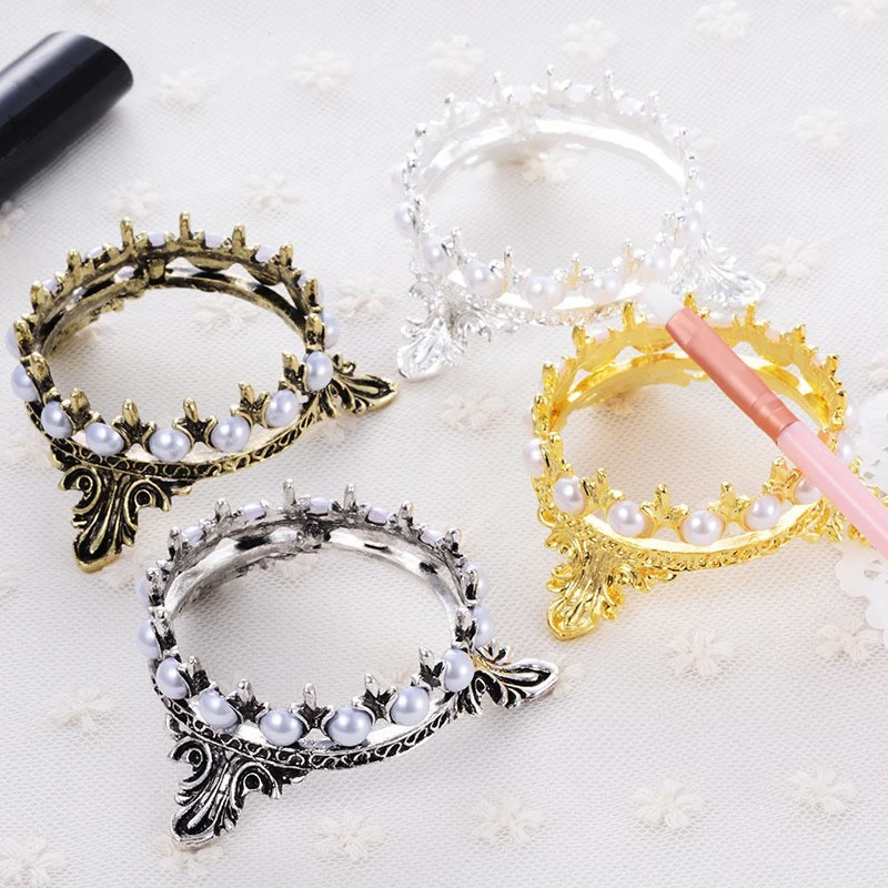 Creative crown nail pen holder New Japanese pearl fashion product thumbnail 5