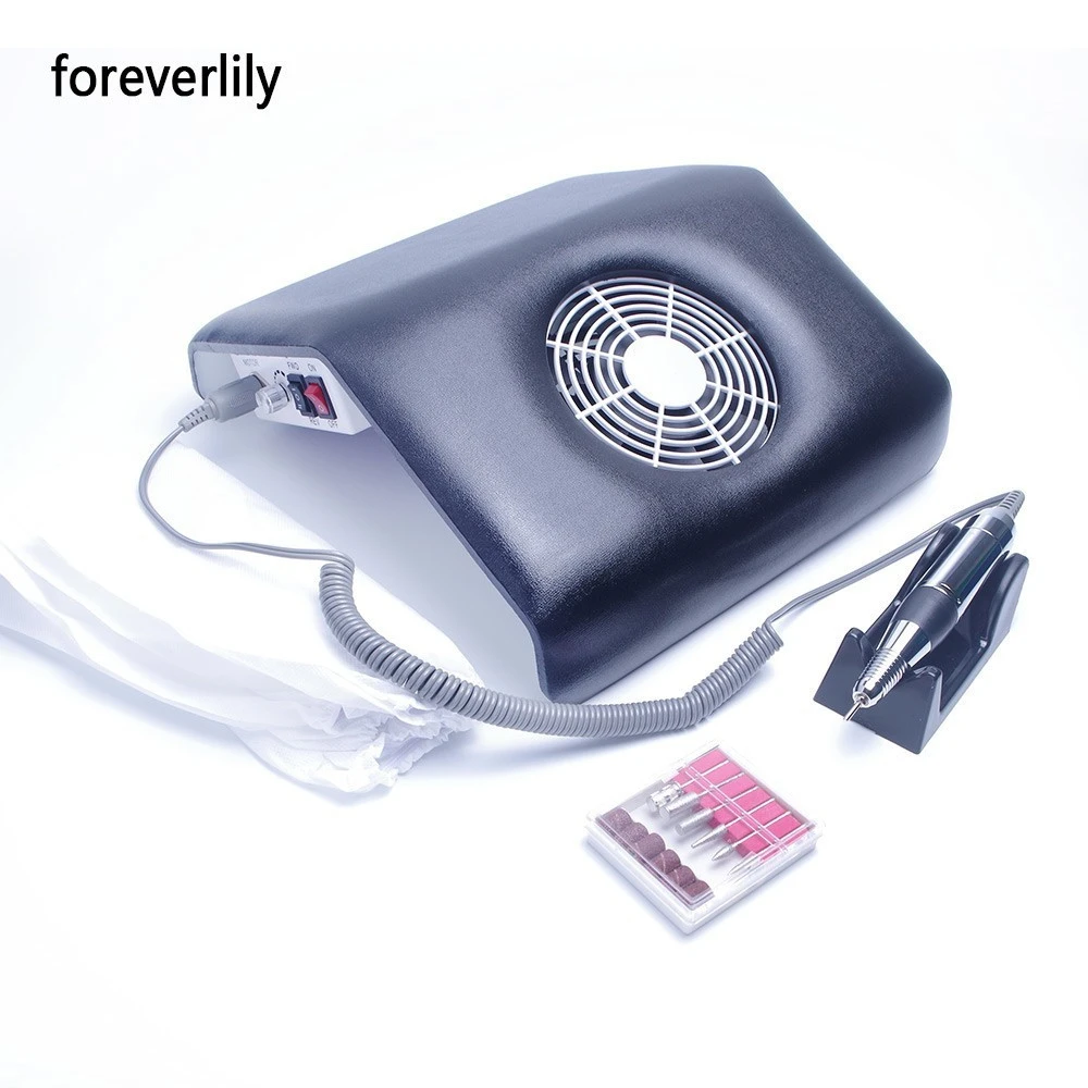 2-in-1 Nail Suction Dust Collector fan Strong Nail Drill Vacuum product thumbnail 6
