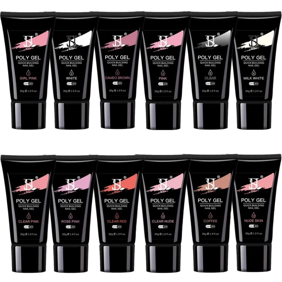 packge  HS poly gel 15 ML 6 colors product thumbnail 25
