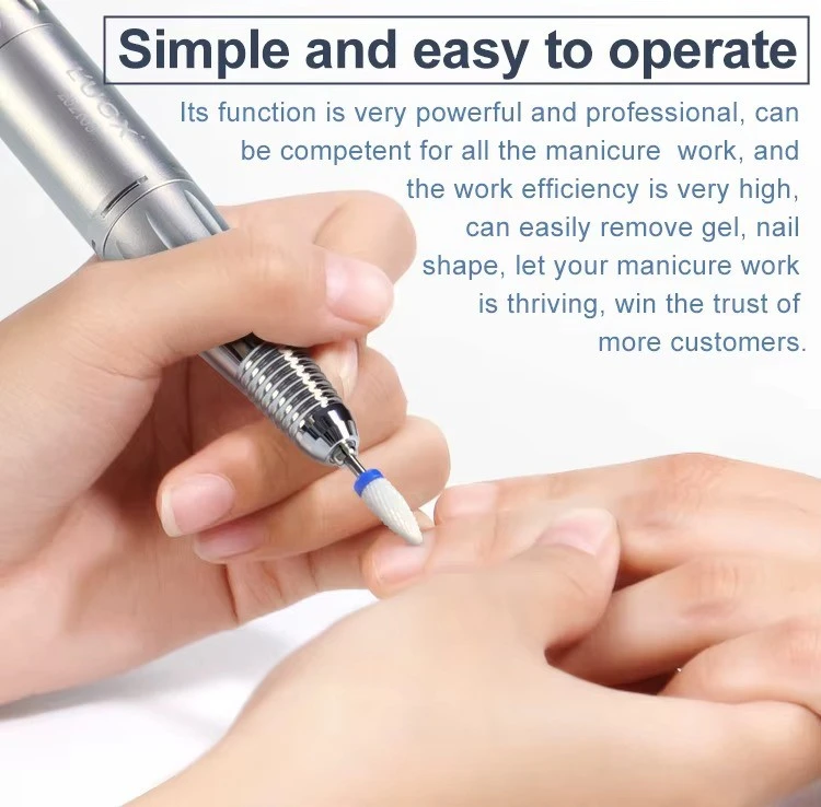 L'UGX LG602s Professional Power Portable Rechargeable Nail Drill Machine Type C Manicure 35000 RPM Electric Nail Drills product thumbnail 12