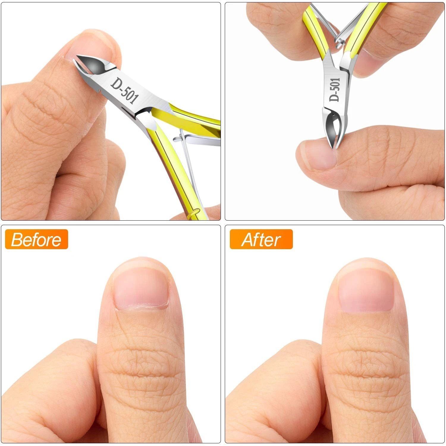 Gold Cuticle Nipper Manicure Pedicure Tools product thumbnail 9