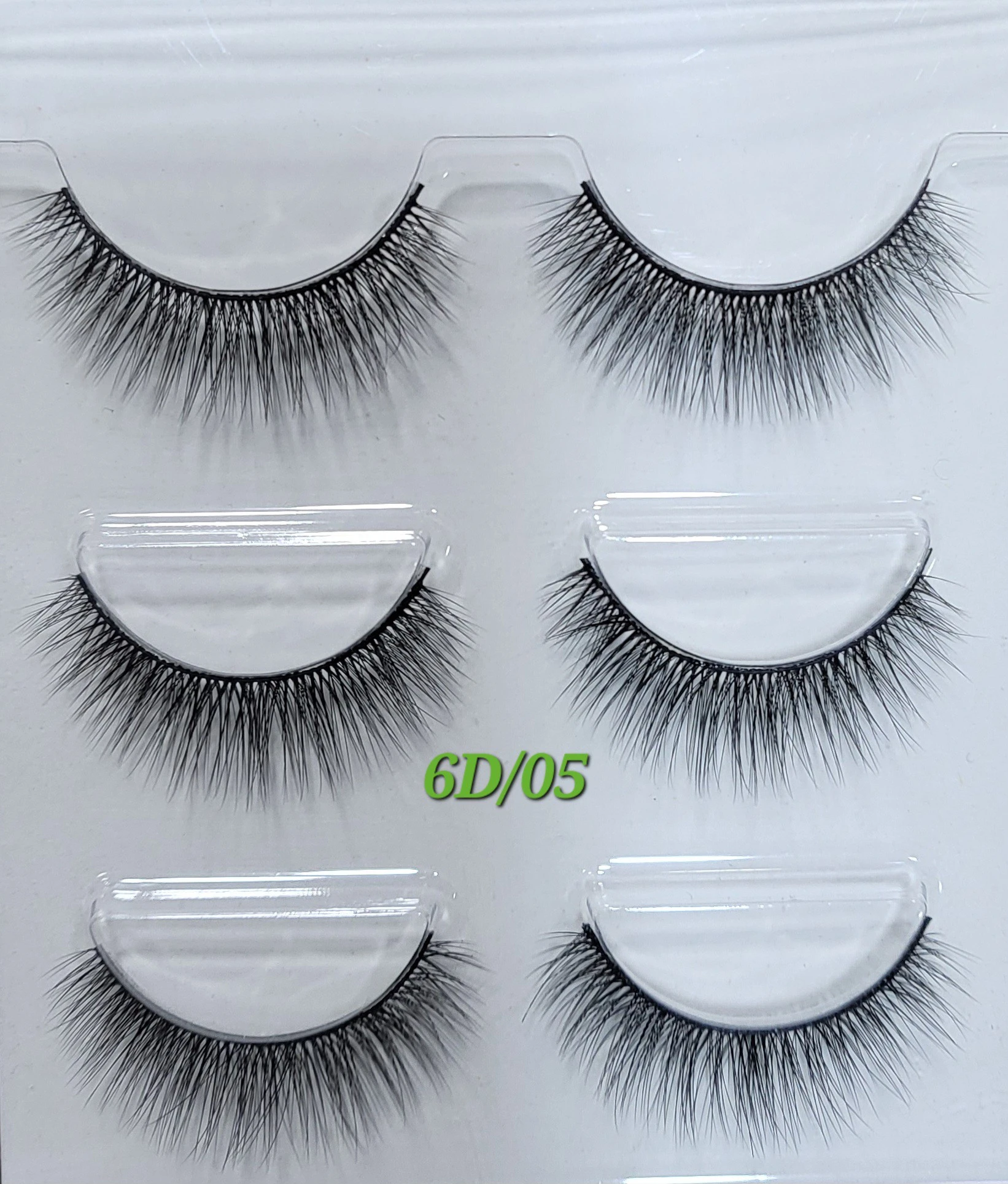 Anjieer Fashion Eyelash 3pairs 6D product thumbnail 3