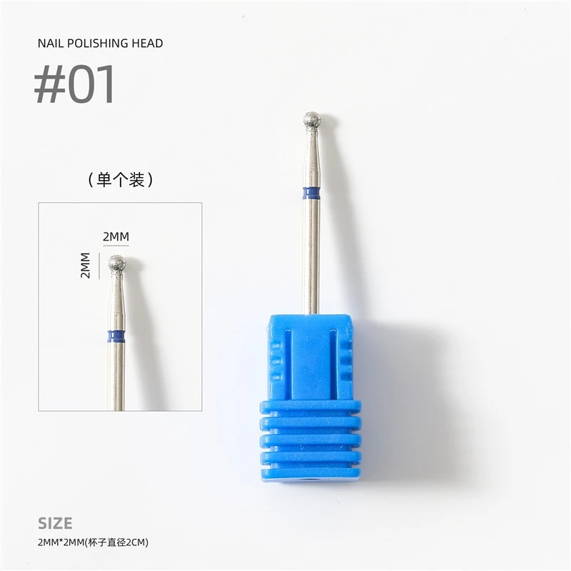 Dimoned Naill Drill Heads Cross-border exclusively for nail art Russian tungsten steel product thumbnail 29