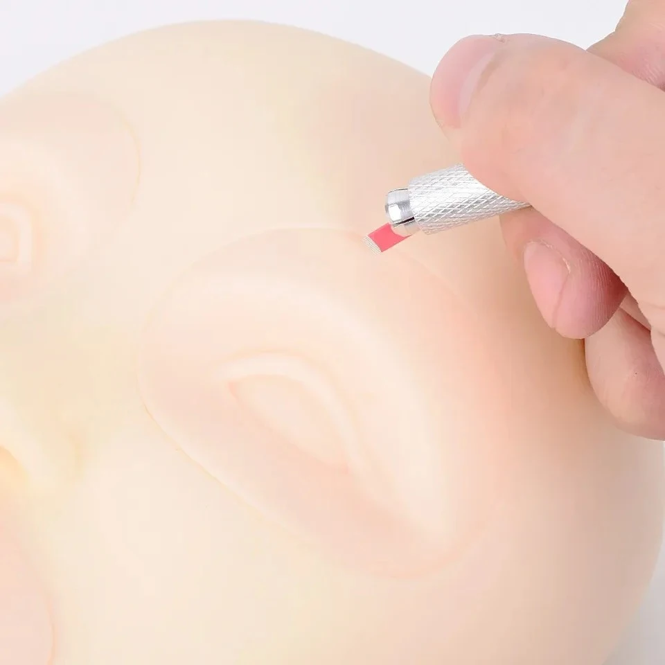 Mannequin head silicone,soft,replaceable,easy to color product thumbnail 7