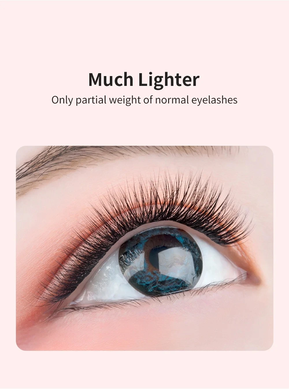 NATUHANA 8~15 Mix Ellipse Flat Eyelashes Extensions Matte product thumbnail 12