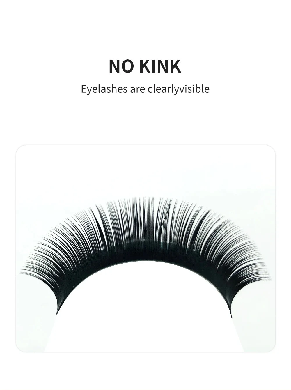 NATUHANA 16lines 8-15mm Mixed Eyelash Extension Matte Black product thumbnail 6