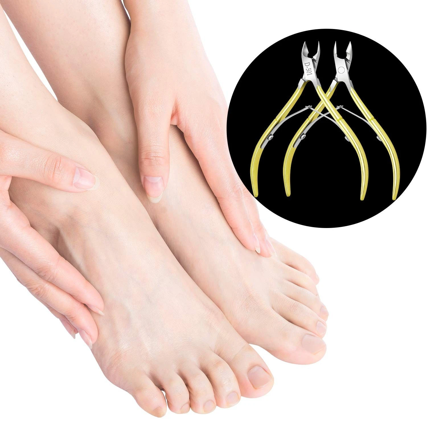 Gold Cuticle Nipper Manicure Pedicure Tools product thumbnail 11