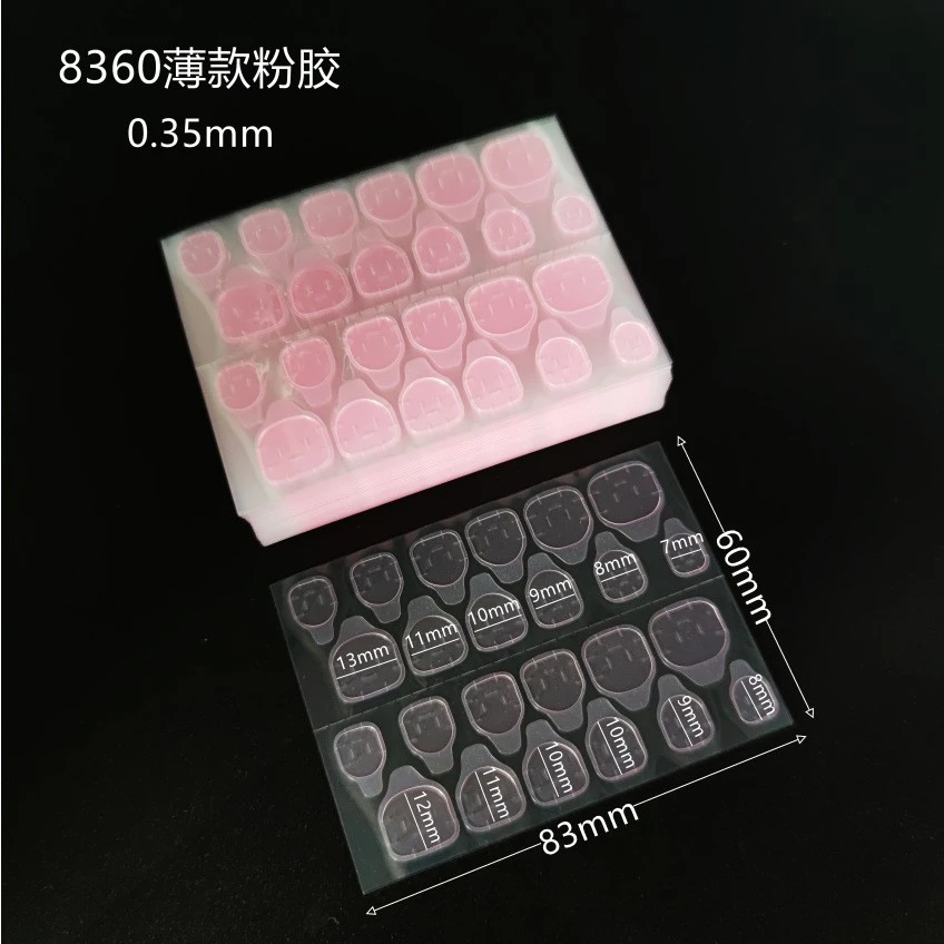 4 pcs ofnail double-sided stickers 24 stickers, rhubarb glue, nail back glue, adhesive, waterproof and sticky product thumbnail 22