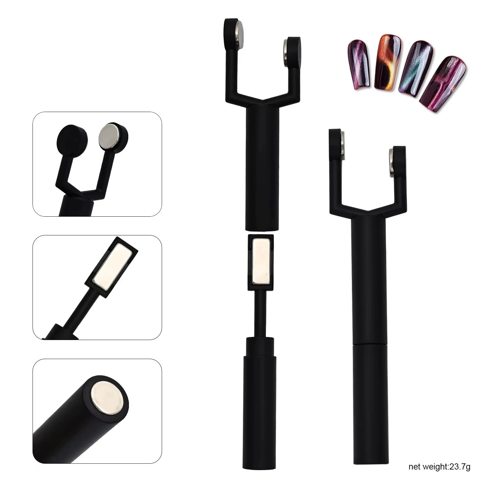 Magnet Stick 3 In 1 Y-shaped Cat Magnetic Double-head UV Gel Nail Art Strong Magnetic Multifunctional Nails Magnet Pen DIY product thumbnail 2