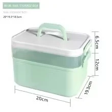 New Hand-Held Desktop Storage Box – Plastic Organizer for Scissors, Manicure Tools, Jewelry, Nail Gel Polish & Stationery product thumbnail 9