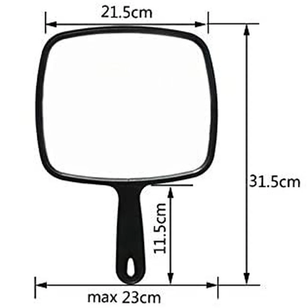 Acrylic Handheld Mirror All-round Makeup Mirror Cosmeti product thumbnail 2