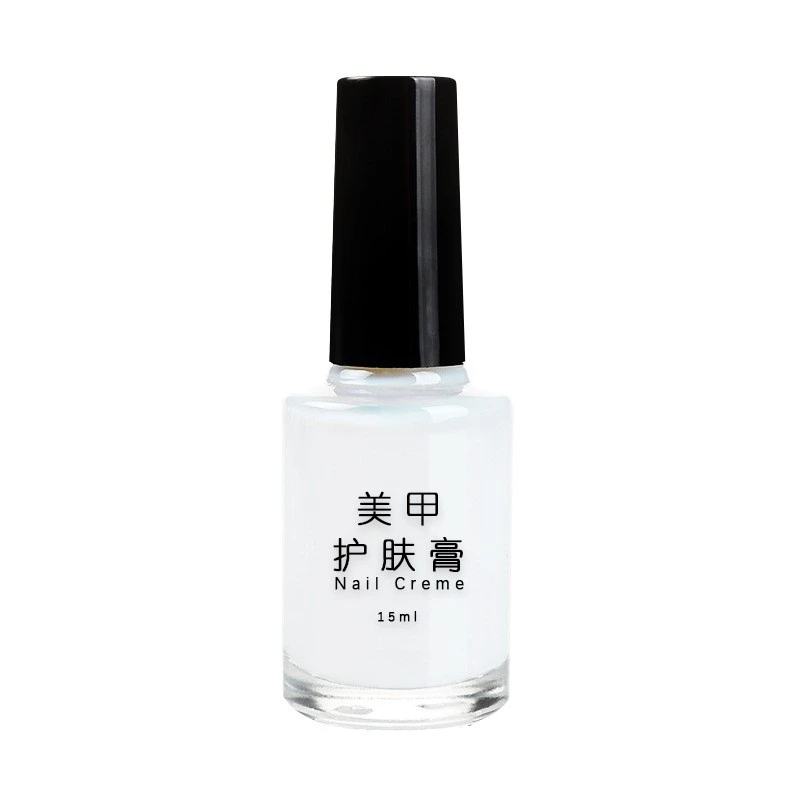 manicure anti-spill glue nail polish glue peel off Cross-border , anti-spillable skin care cream, white 15ml protective glue product thumbnail 7