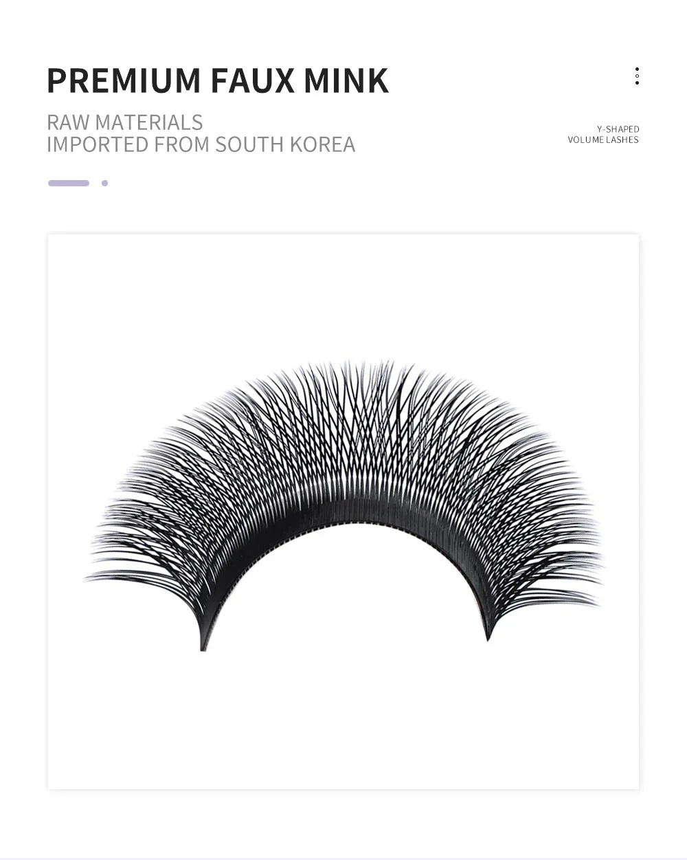 NATUHANA YY Shape Eyelash Extensions CD Curl Black product thumbnail 9