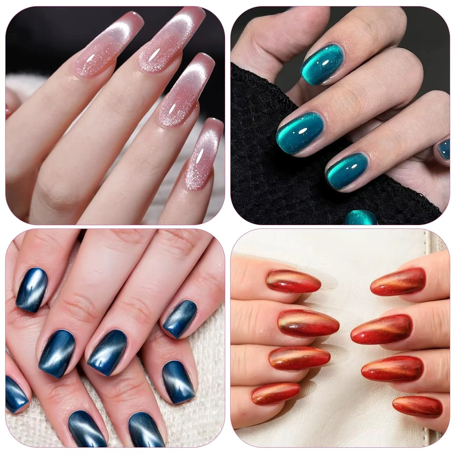 6 in 1 Multi-Function Cat Eye Nail Magnet Gel Magnetic for Nails with Silicone Protective Case for 3D Nails Salon Studio or DIY product thumbnail 5