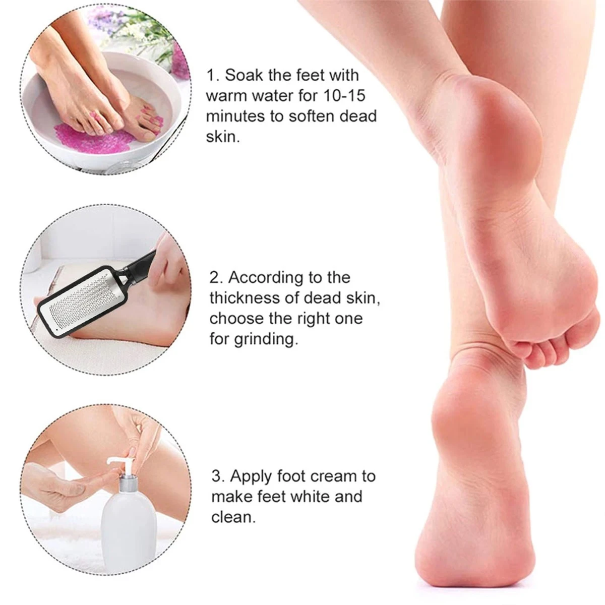 Large Rough Heel Foot Rasp File Pedicure Callus Remover Scrubber Tool Skin product thumbnail 8