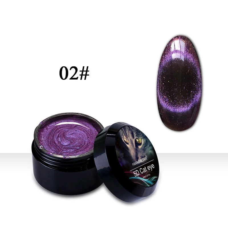 FRANCHESKA nail polish glue Galaxy 5D cat's eye glue Barbie glue Japanese box cat's eye glue UV magic cat eye glue product thumbnail 12