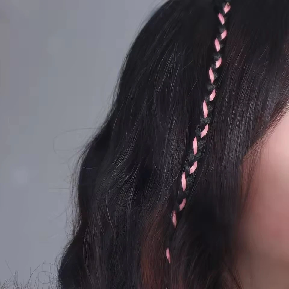 Synthetic Clip in Braid Hair Extensions With Strong BB Clip Braid Ponytail Fake Hair for Women DailyParty Wear product thumbnail 5