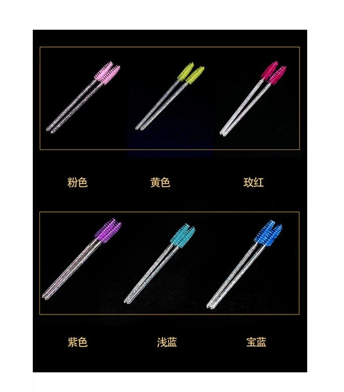 New foreign trade crystal rod mascara brush mascara comb solid mascara brush portable makeup brush beauty tool product thumbnail 5