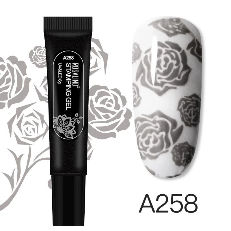ROSALIND printing glue 8g hose nail polish glue nail shop printing steel plate nail art product thumbnail 9