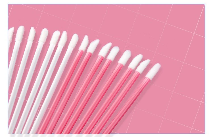 Cleansing eyelash bubble mousse swab 100 barrels, disposable lip brush, eyelash beauty cotton swab tool product thumbnail 10