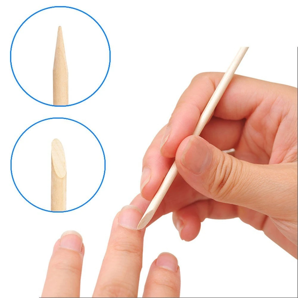 Nail Art Design Orange Wood Stick product thumbnail 9