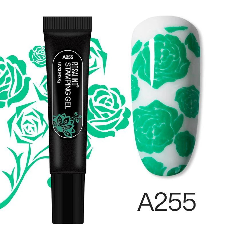 ROSALIND printing glue 8g hose nail polish glue nail shop printing steel plate nail art product thumbnail 17