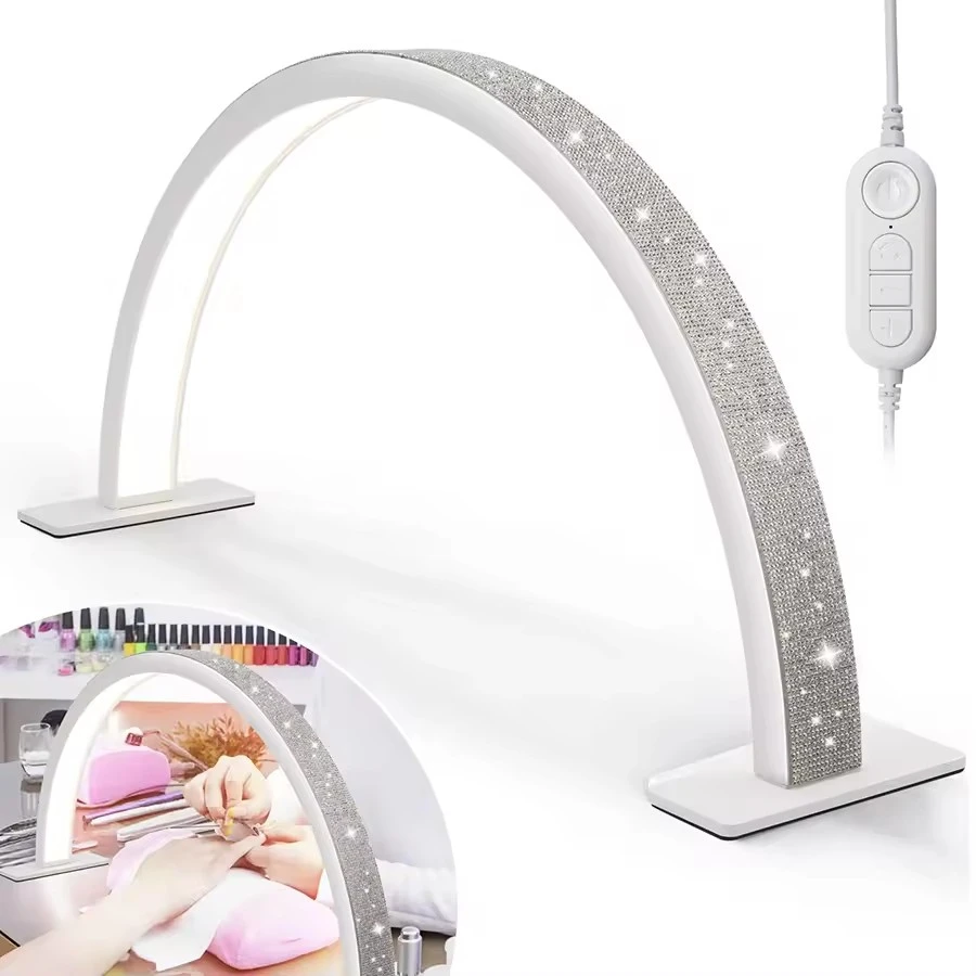 Professional nail half moon lamp, half moon LED lamp with sticker decoration,3 light modes, suitable for beauticians product thumbnail 5