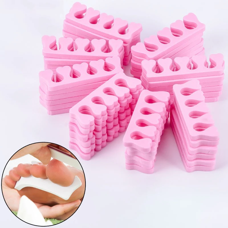 Peach heart finger splitter EVA toe splitter painting nail assist finger finger cotton spacer cotton nail tool product thumbnail 9