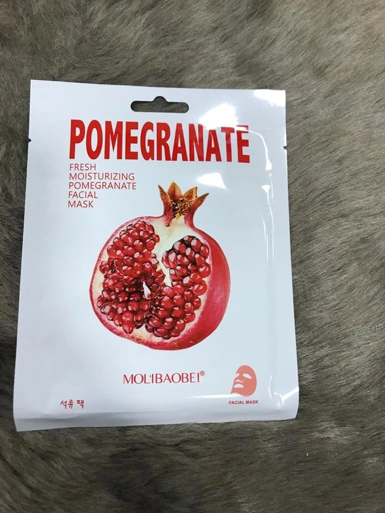 Molibaobei Fresh Moisturizing Pomegranate Facial Mask Box product thumbnail 3