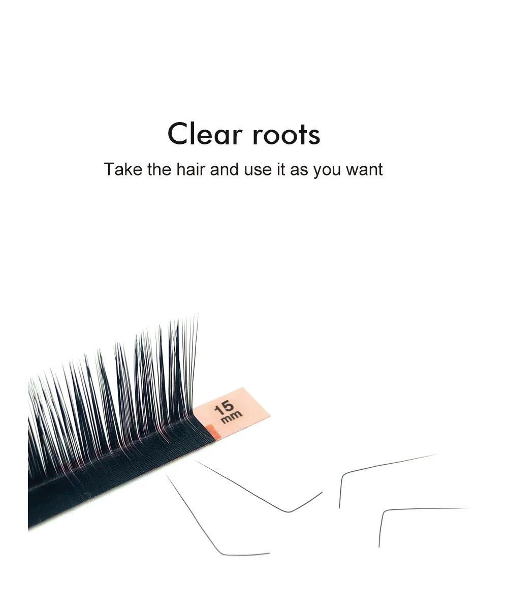 NATUHANA Lashes LL+LCLDLU(M) curl False 8-15Mix Matt Black product thumbnail 5