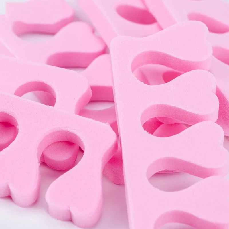 Peach heart finger splitter EVA toe splitter painting nail assist finger finger cotton spacer cotton nail tool product thumbnail 11