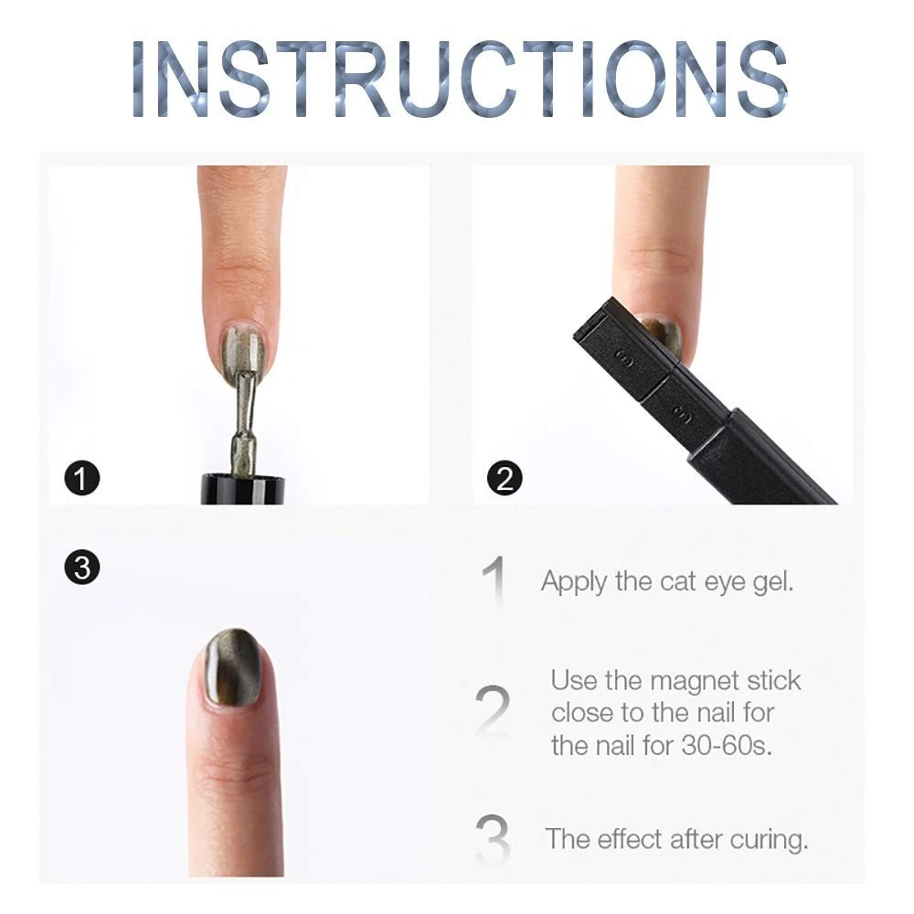 Nail Art Magnet Cat Eye Gel Polish Tools product thumbnail 5