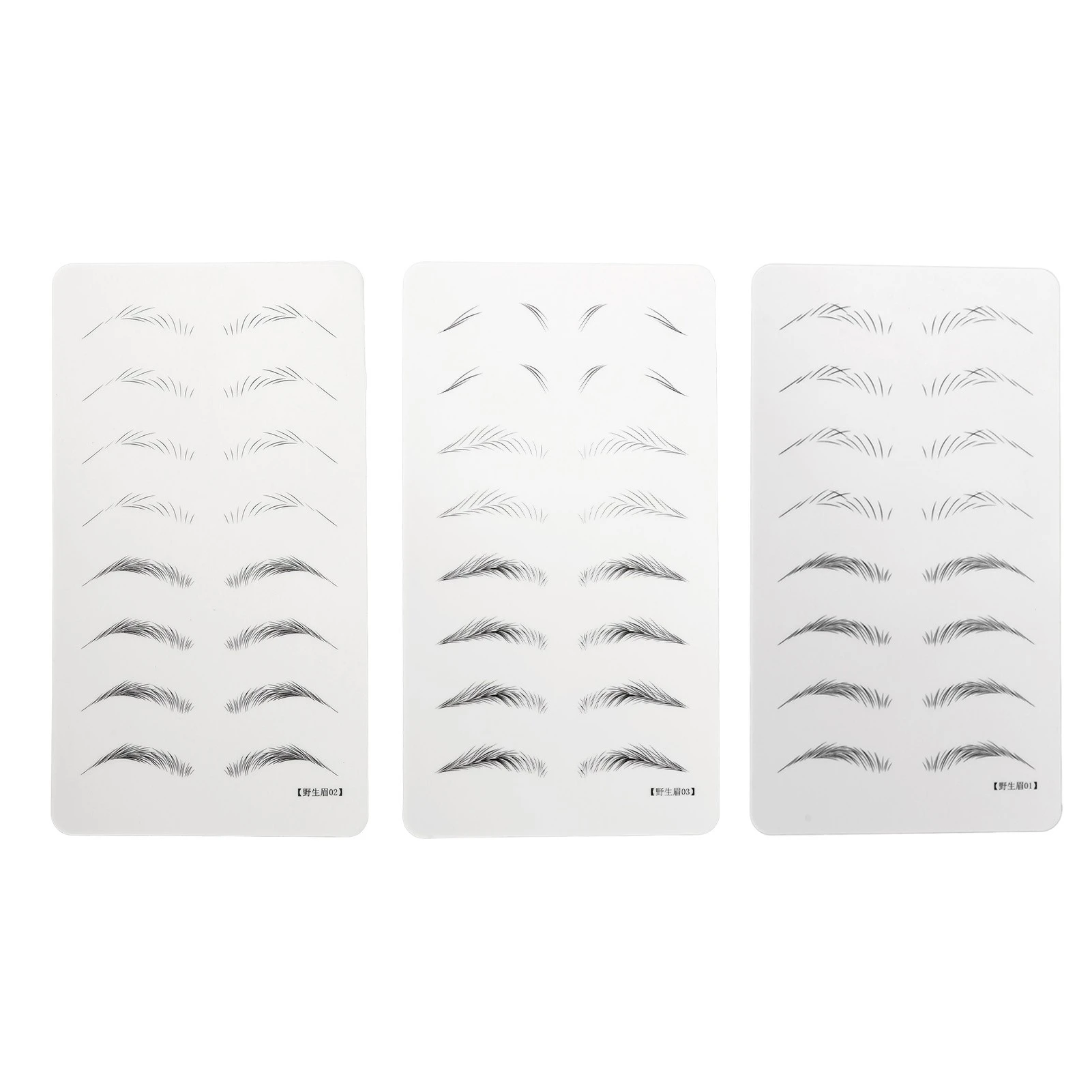 Microblading Practice Skin Inkless Wide Eyebrows Microblading Training Sheet product thumbnail 5