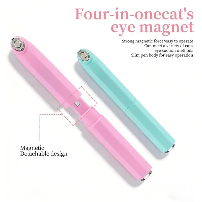 Double-head Magnet Stick 3 In 1 Ellipse Annular Cat Magnetic Gel Nail Art Strong Magnetic Nails Magnet Pen DIY Manicure Tool product thumbnail 10