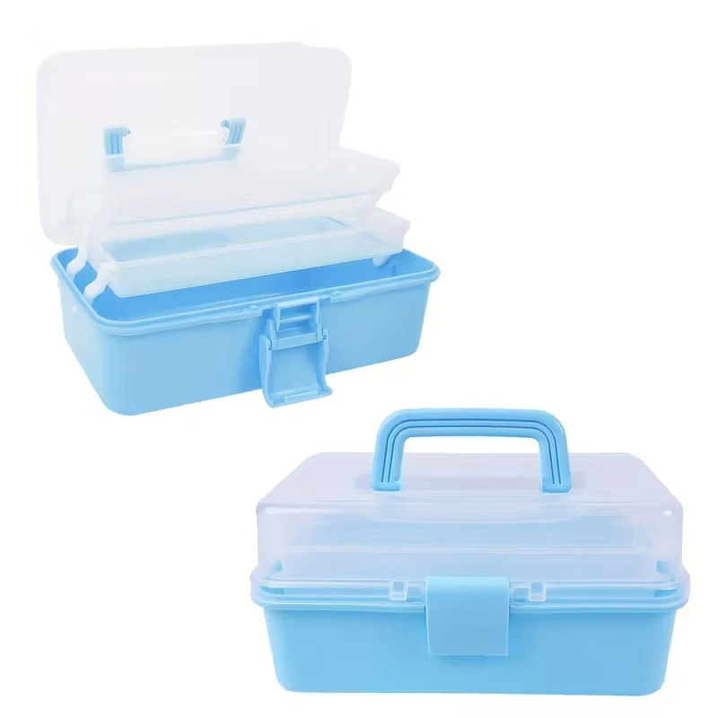 2/3 Layers Large Capacity Foldable Multifunctional Plastic Storage Box product thumbnail 34