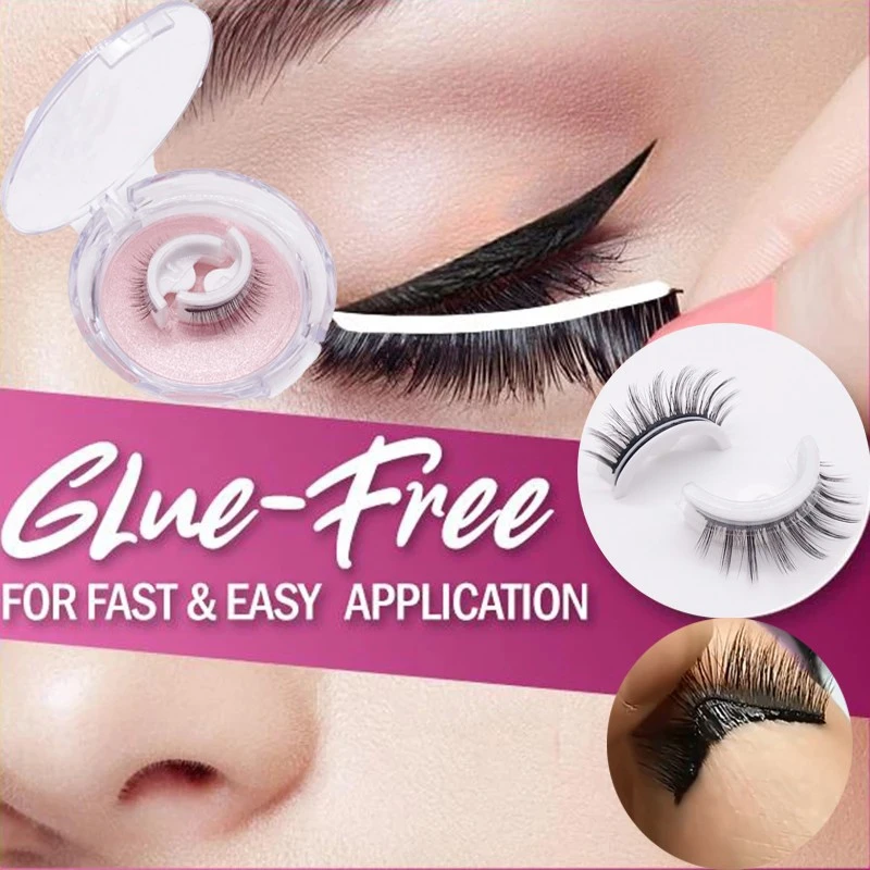 A pair of self-adhesive eyelashes,free glue product thumbnail 16