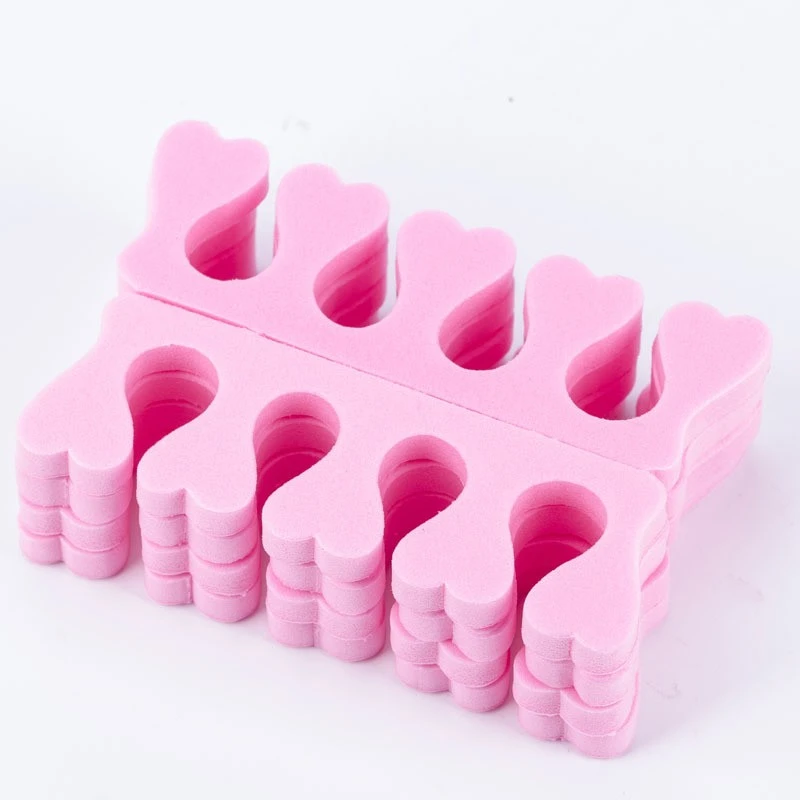 Peach heart finger splitter EVA toe splitter painting nail assist finger finger cotton spacer cotton nail tool product thumbnail 4